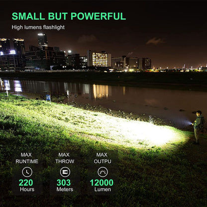 Wuben X1 Ultra-Bright High Power Rechargeable Flashlight