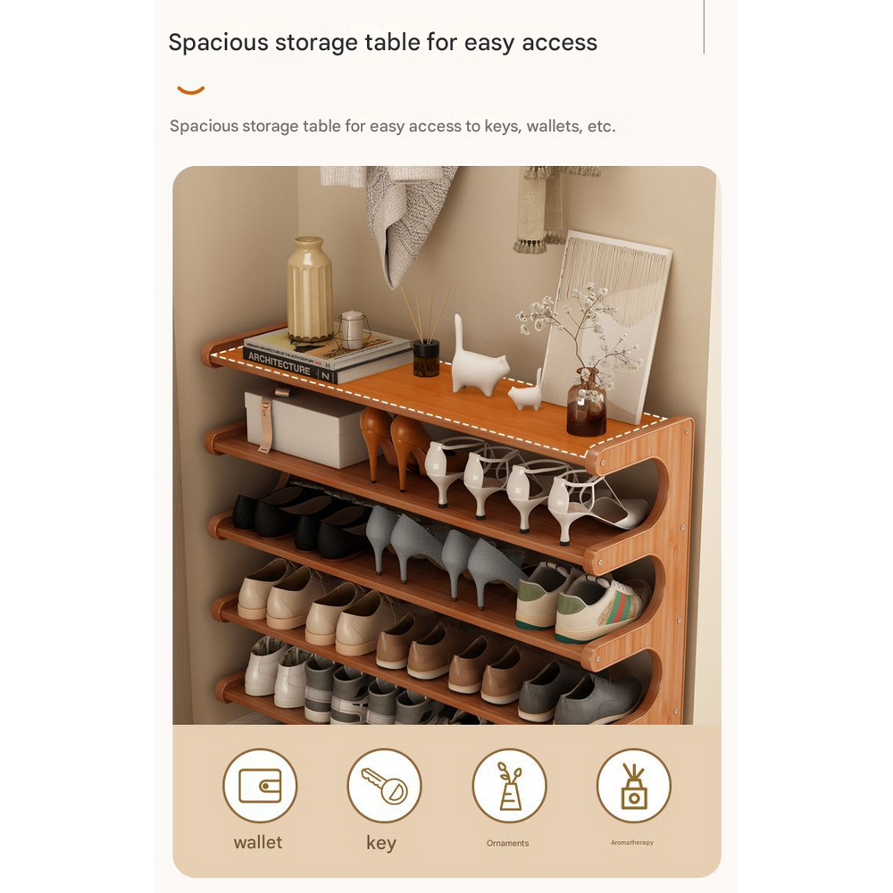 6 Layers 70cm Shoe Rack