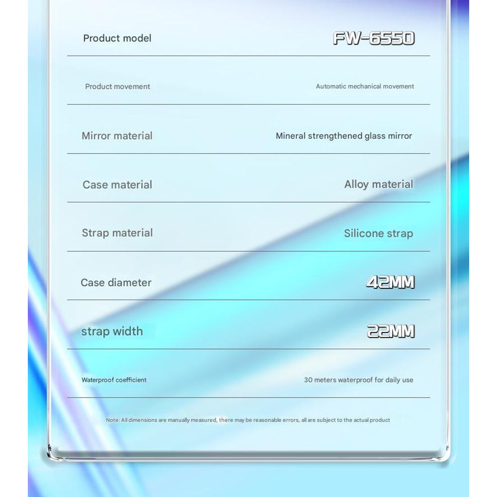 FAIRWHALE Men's Automatic Mechanical Watch