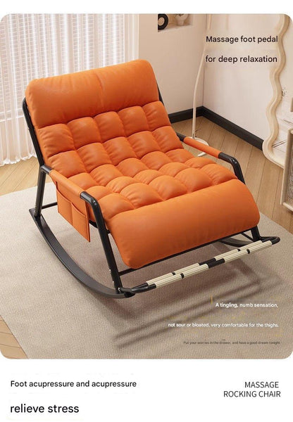 Luxury Double Rocking Recliner Sofa Chair with Thick Cushion