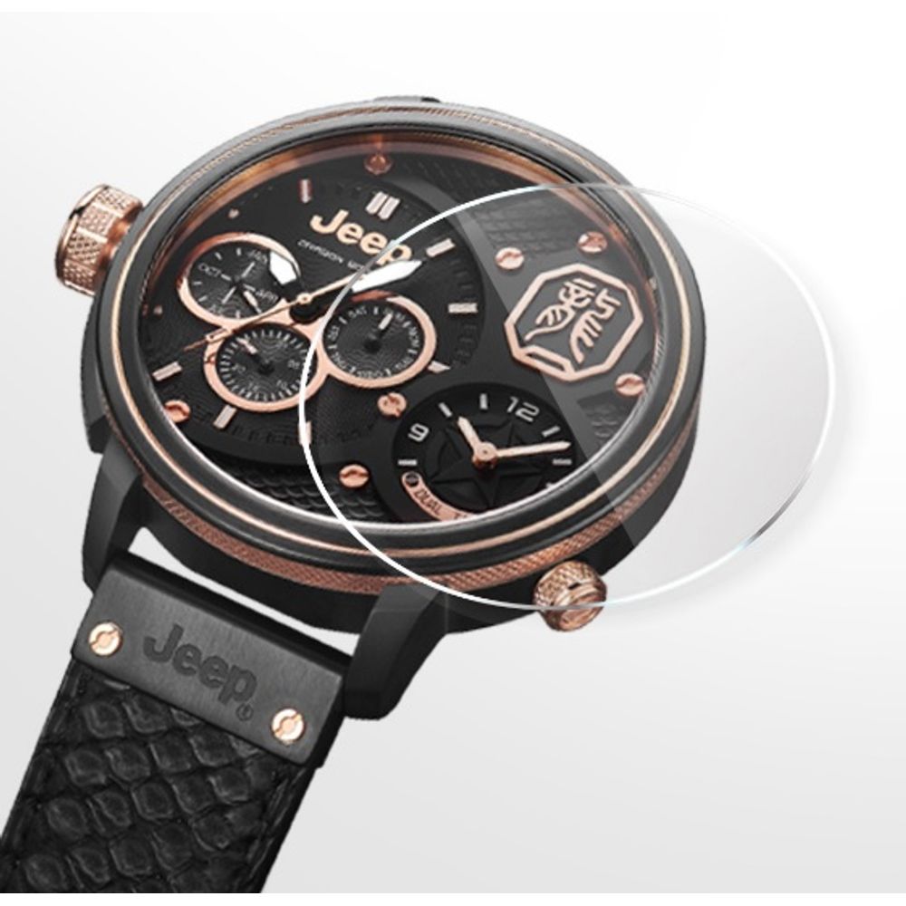 Jeep Wrangler Black Dial Strap Watch