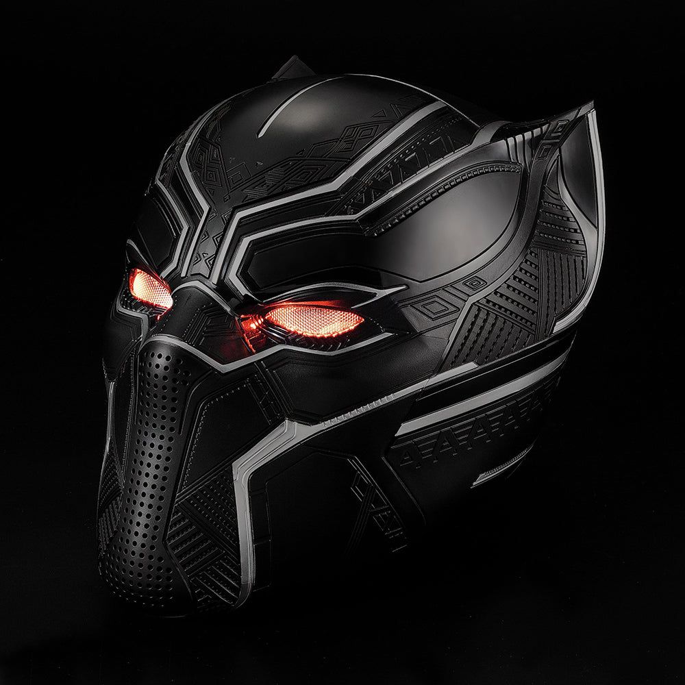 Killerbody Black Panther Helmet with Bluetooth Speaker Base