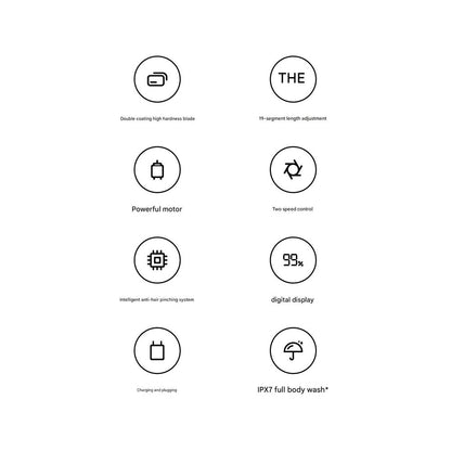 Xiaomi Hair Clipper 2 Electric Shaver Trimmer Set