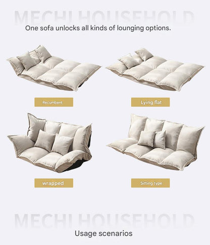 Luxury Folding Floor Sofa Bed with Adjustable Backrest