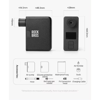 ROCKBROS Mini Electric Air Pump Inflator