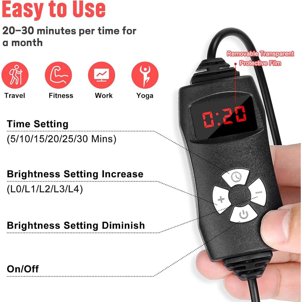 850 Red Light Waist Therapy Belt 5