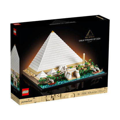 LEGO 21058 Egypt Khufu Giza Pyramid Building Blocks Set
