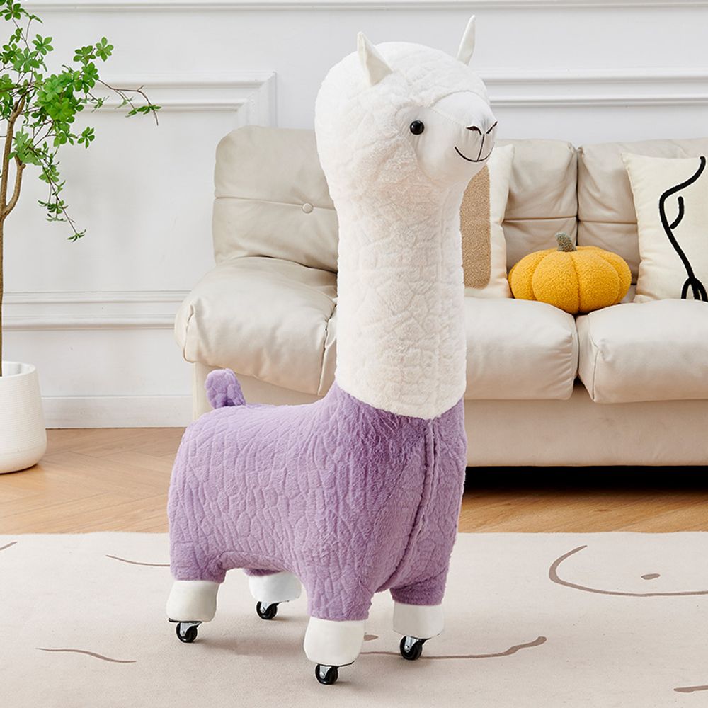 Alpaca Children Cartoon Small Animal Stool