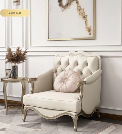 Luxury Leather Sofa Set