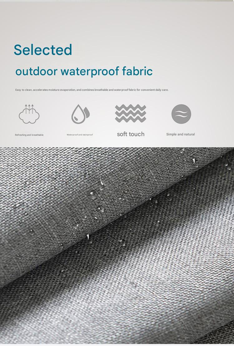 Luxury Outdoor Standing Double Swing Daybed with Cushions