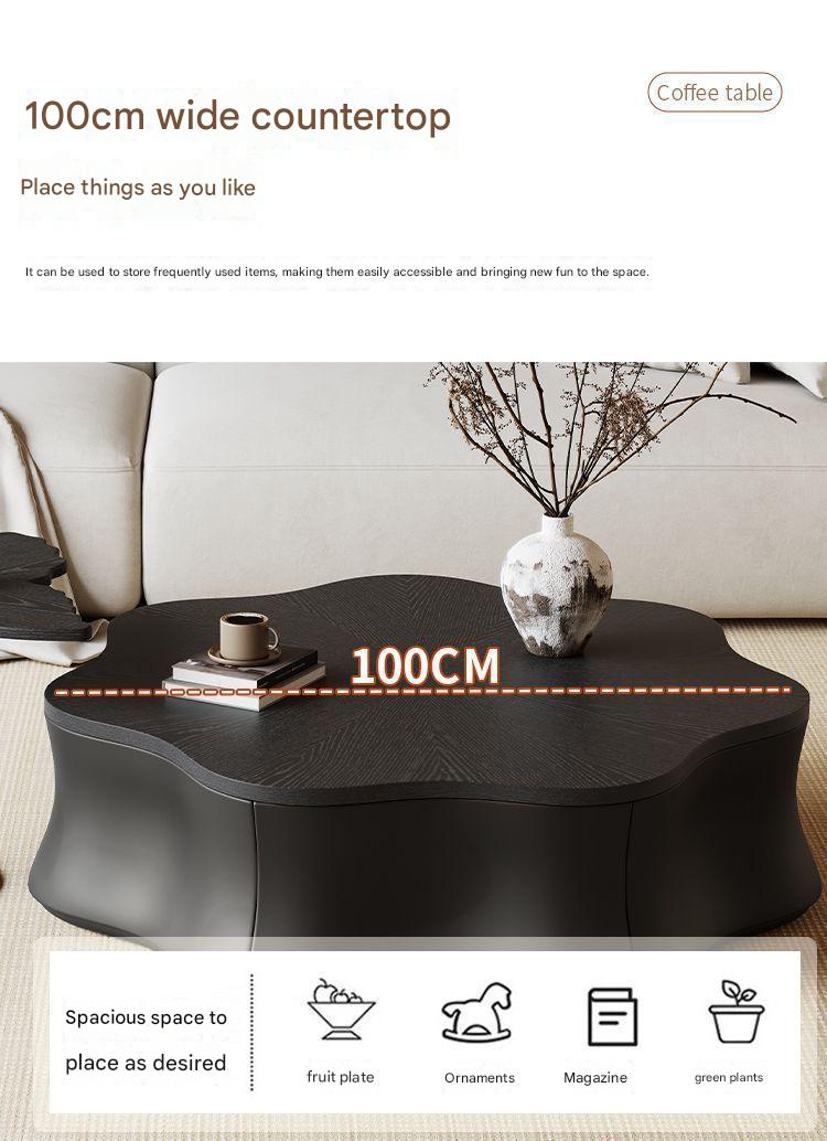 Luxury Italian Cloud Coffee Table With Butterfly Side Table