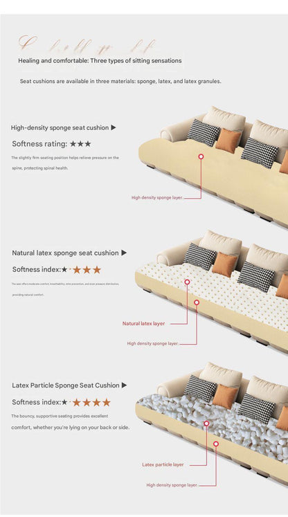 Italian Luxury Bubble Sectional Sofa With Ottoman