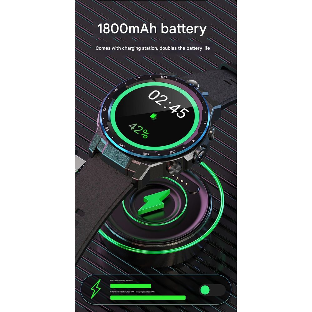 Android 4G HD Screen Camera SIM Smart Watch