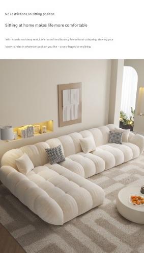 Luxury L-Shape Sectional Sofa with Chaise Lounge