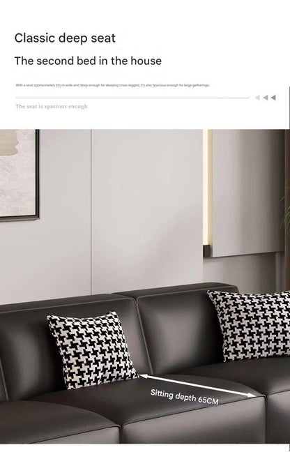 Luxury 3 Seater Leather Sofa