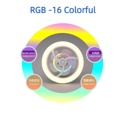 Remote Control Mini Led Light Electric Fan