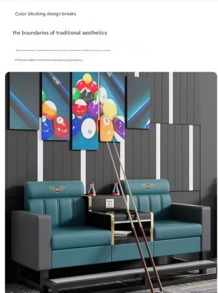 Luxury Billiard Hall Viewing Sofa