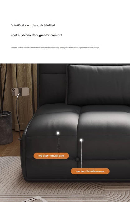 Luxary Electric Leather Folding Sofa Bed