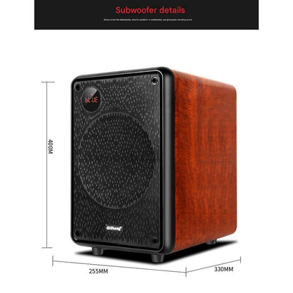 D-8 KTV Bluetooth Wooden Surround Speakers Full Set