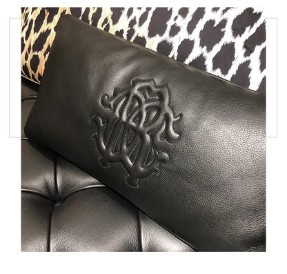 Luxury Tufted Leather Pull ButtonSofa