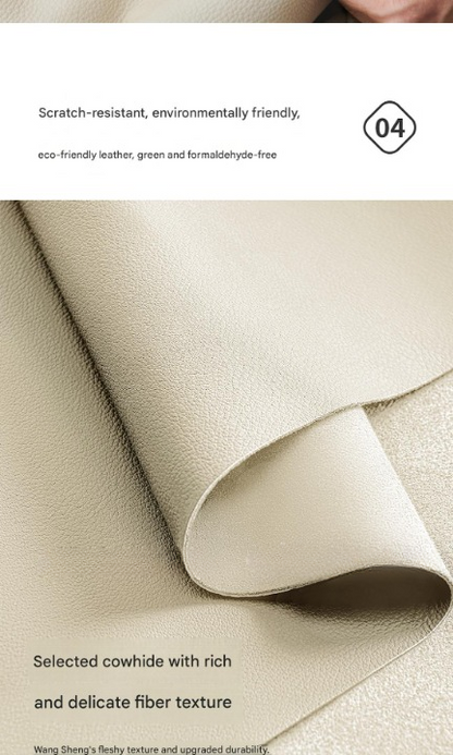 Luxury Modern Leather Sectional Sofa with Adjustable Headrests