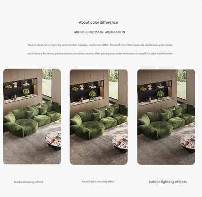 Luxury Velvet Sofa Set