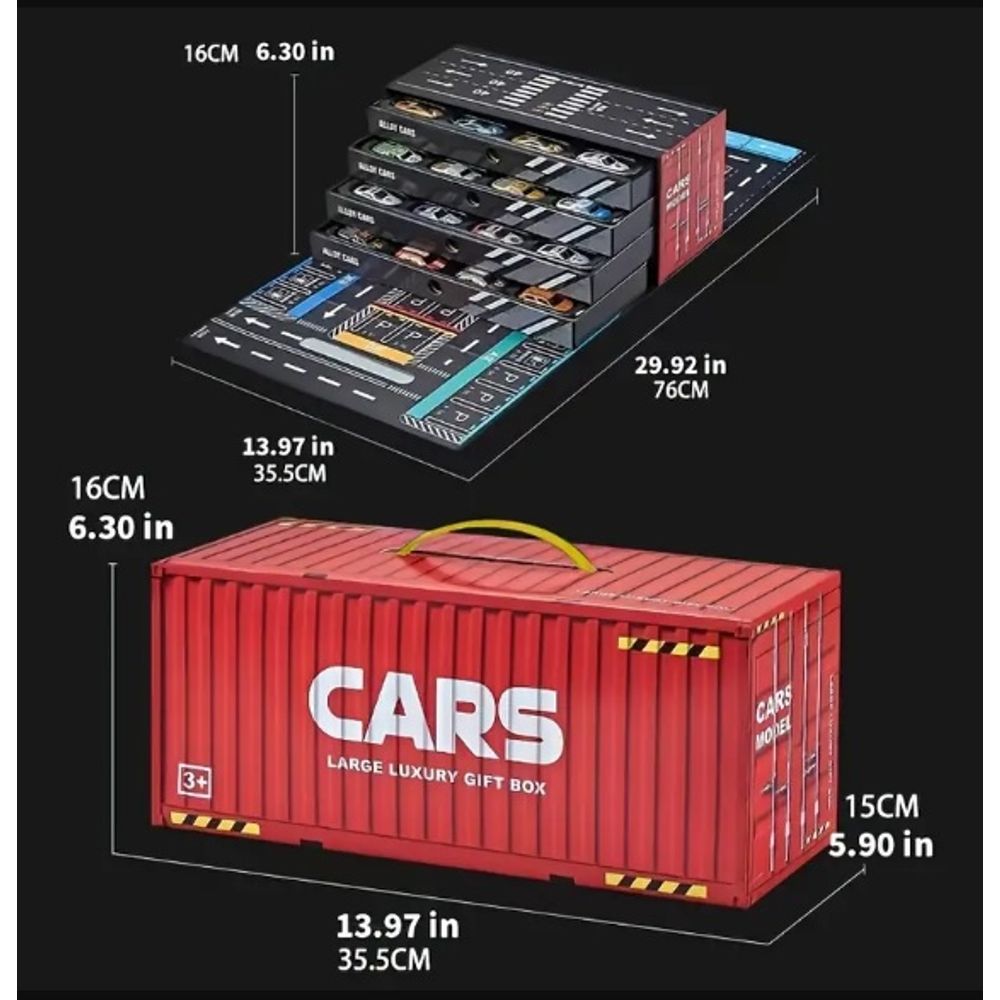 Alloy Mini Racing Car Model Set 48 Cars