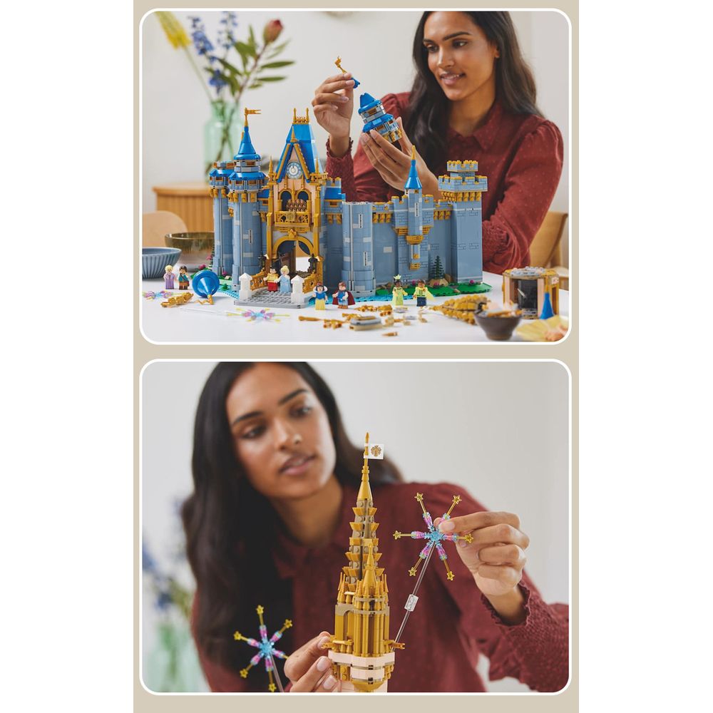 LEGO 43222 Disney Castle Building Blocks Set