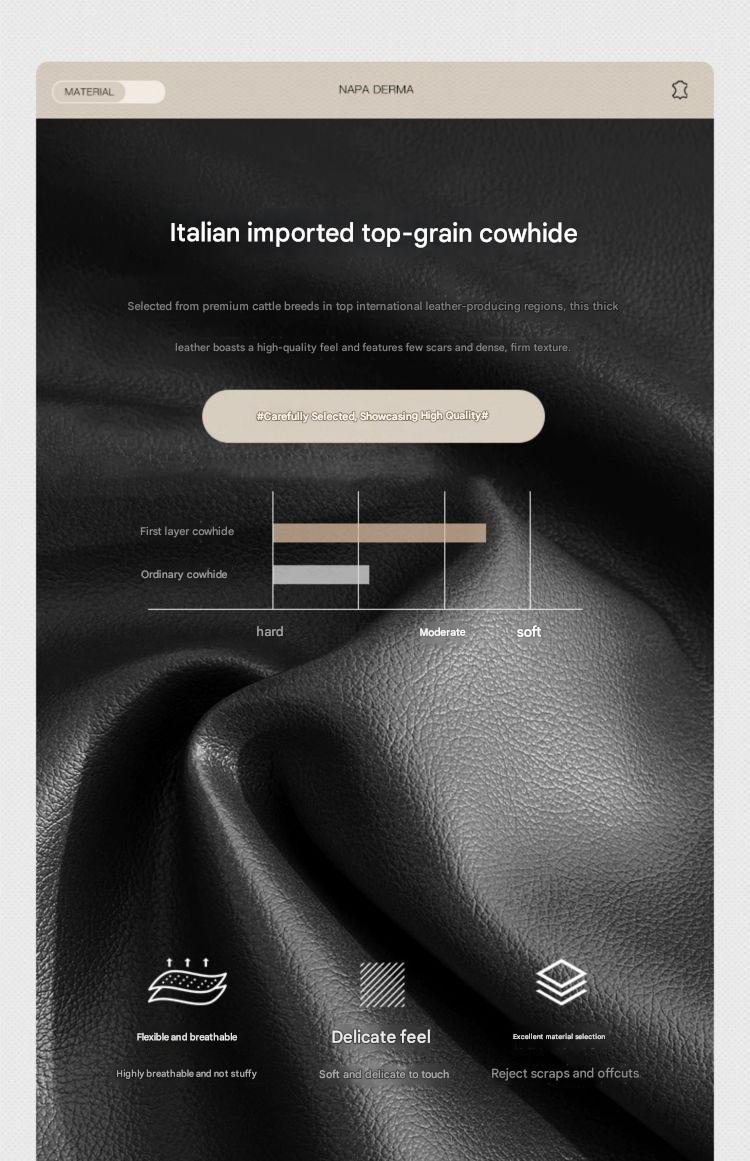 Italian Luxury Soft Leather Double Bed