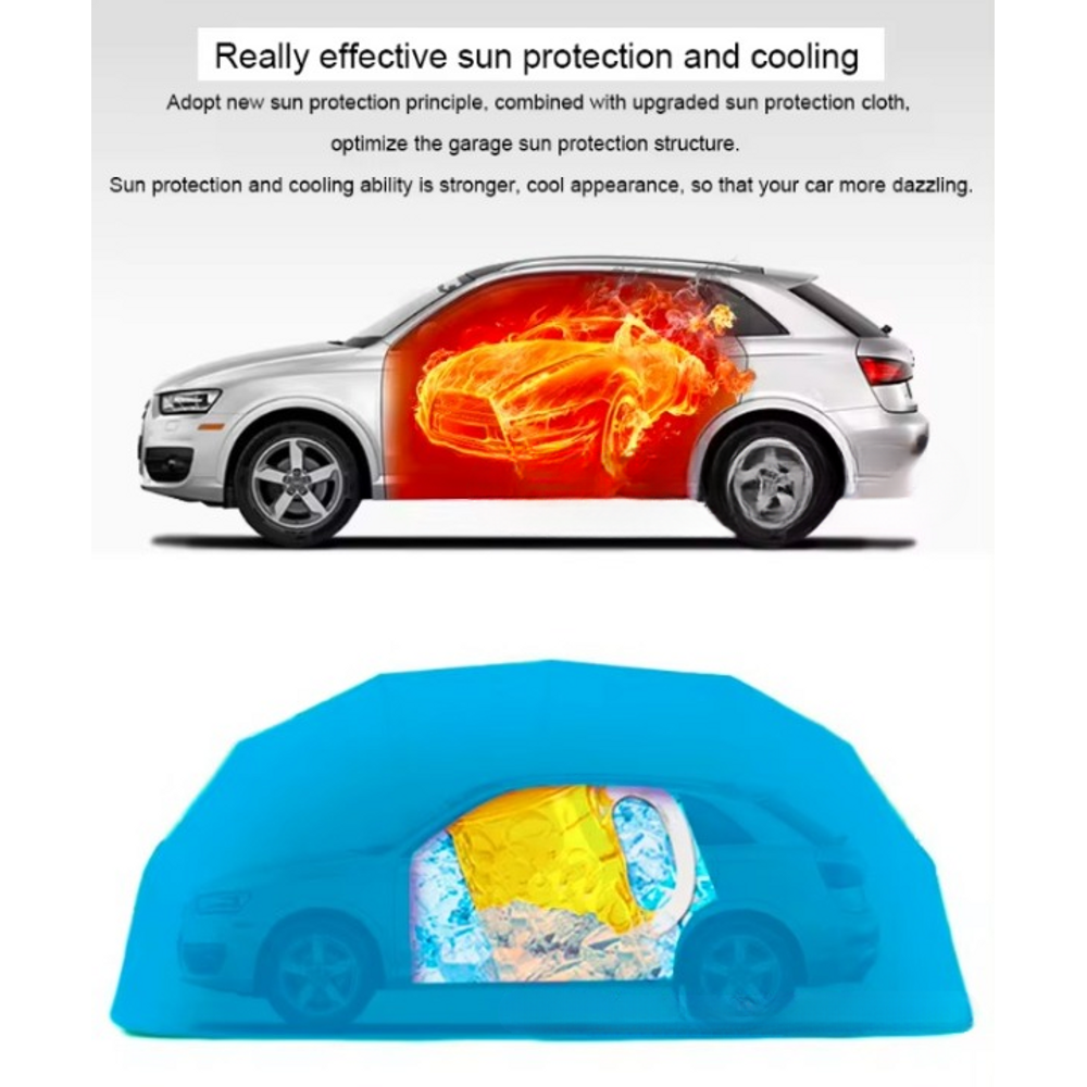 5.5m Fully Automatic Remote Folding Carport