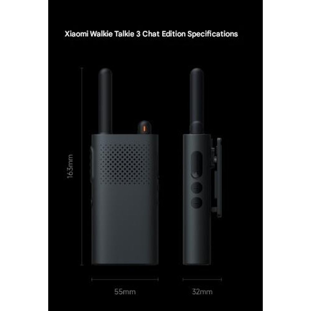 Xiaomi Mi Walkie Talkie 3 Chat Edition APP Programming 5km Range