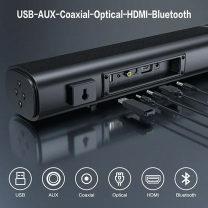 2.1ch Sound Bars for Smart TV with Subwoofer Set