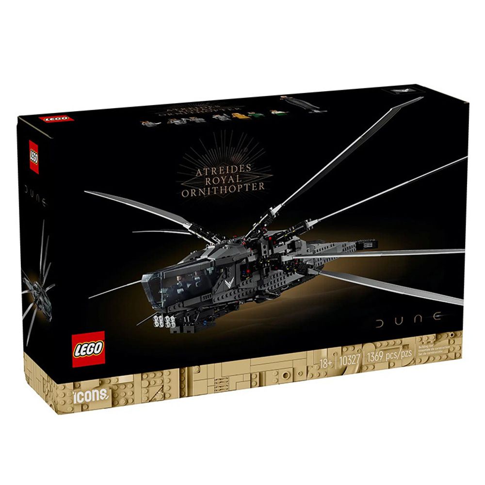 LEGO 10327 Dune Atreides Royal Ornithopter Blocks Set