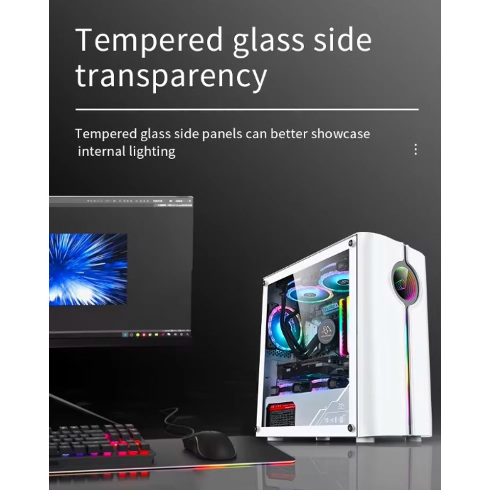 HOLO 3 Micro ATX CPU Cabinet Case