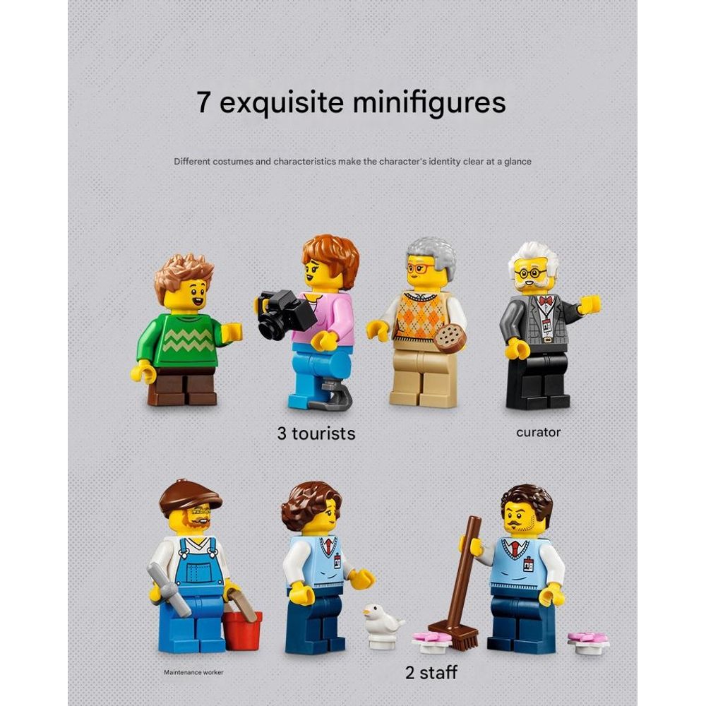 LEGO 10326 Natural History Museum Building Blocks Set