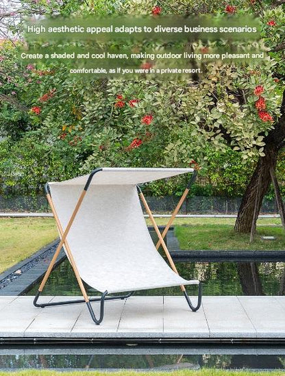 Portable Folding Sunshade Lounge Chair