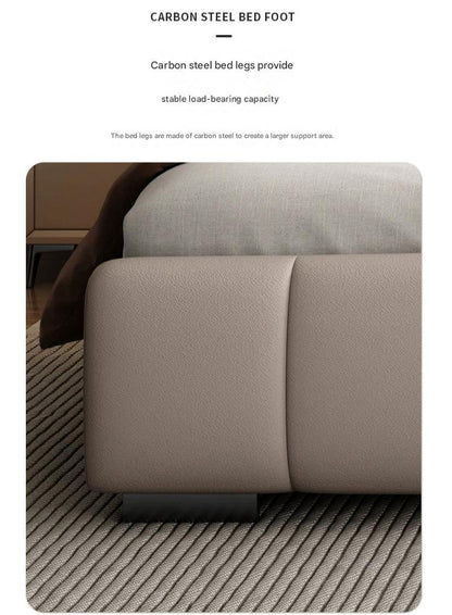 Modern Light Luxury Leather Bed