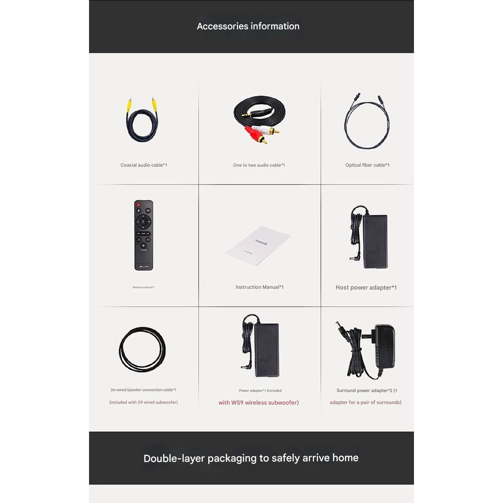 A9 Panoramic Karaoke Version Home Theater Full Set