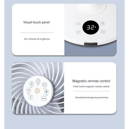 3D DC Smart Floor Fan with Remote