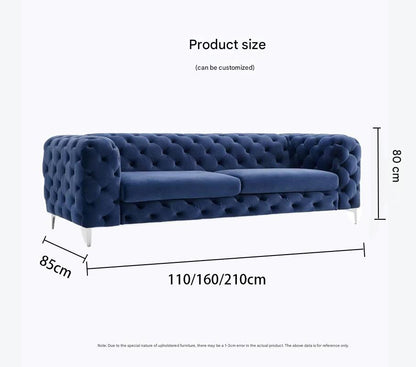 Modern Luxury Velvet Tufted Sofa