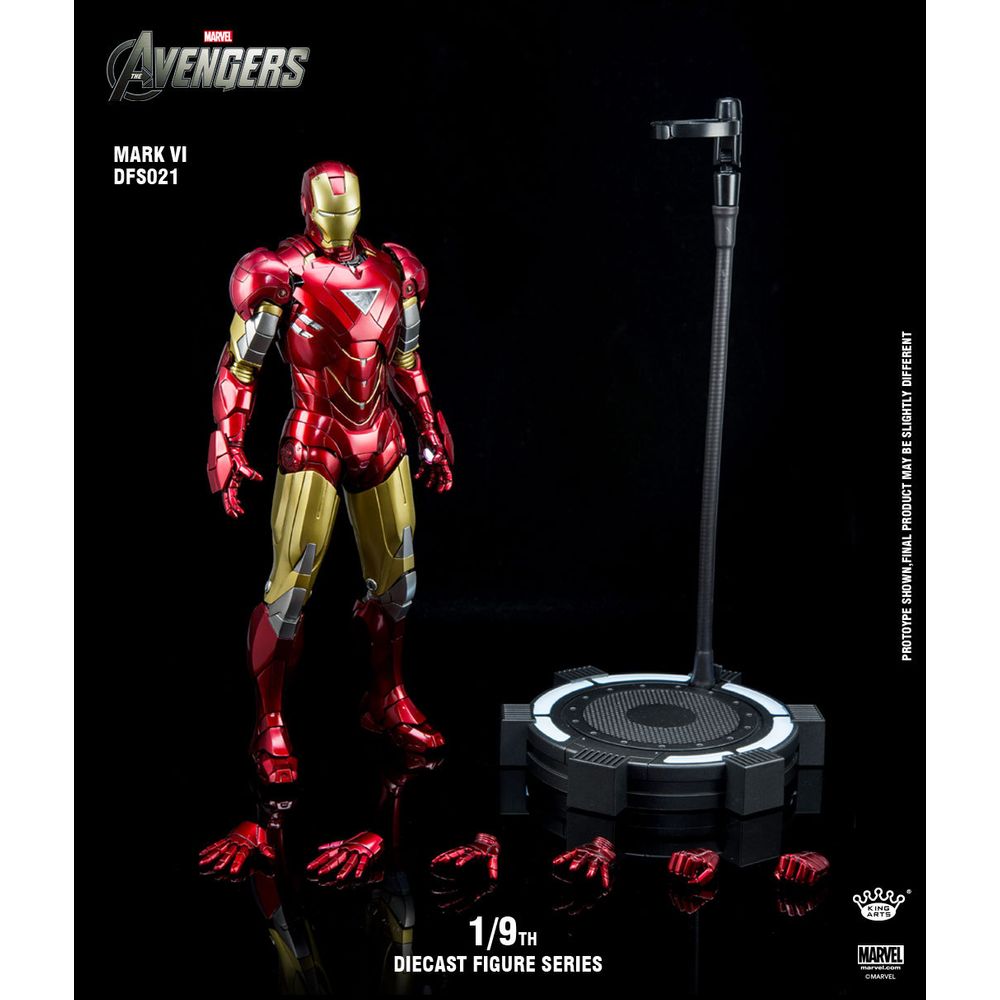 King Arts 1/9 Iron Man Mark 6 Alloy Action Figure