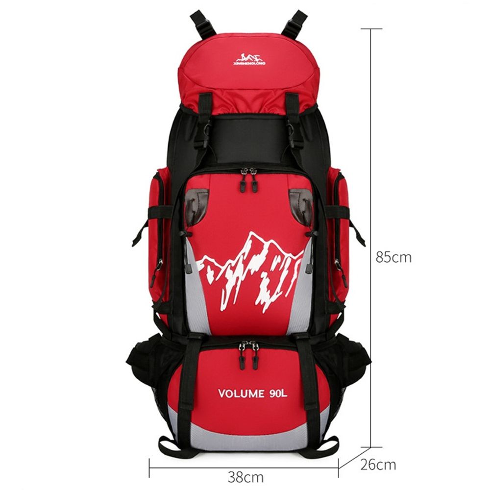 90L Large Capacity Tourism Luggage Backpack 2