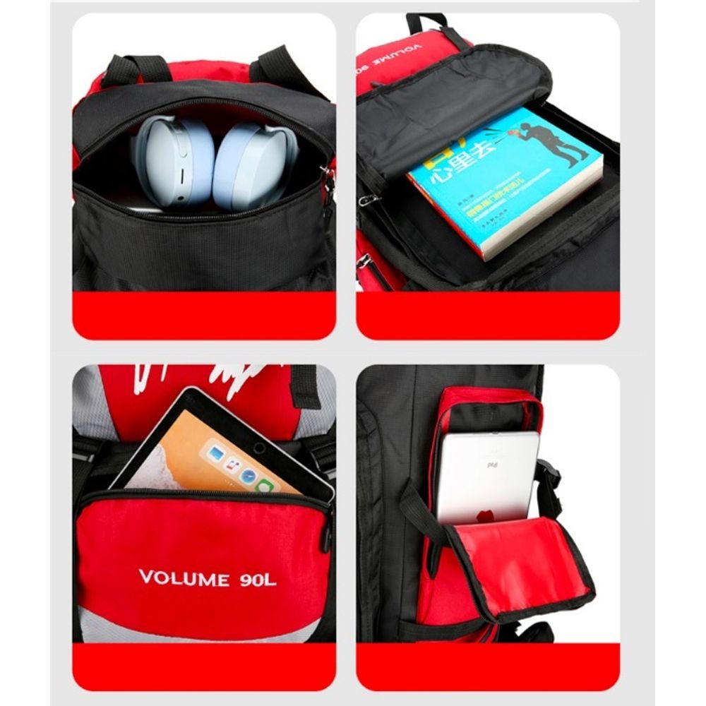 90L Large Capacity Tourism Luggage Backpack 4