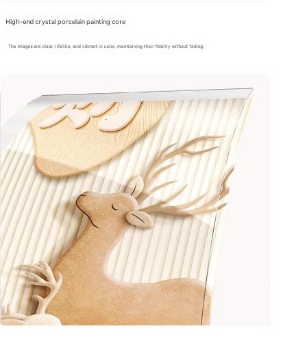 Modern LED Relief Wall Art Painting Frame