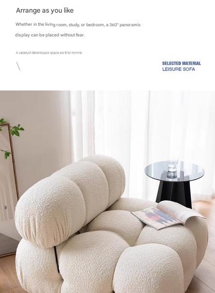Luxury Modular Fabric Sofa Set