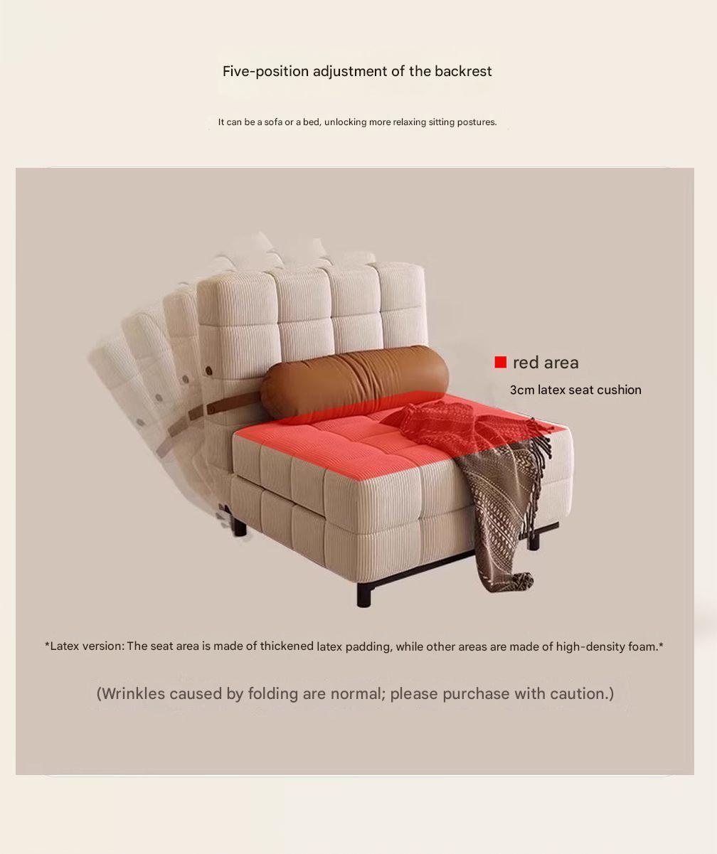 Retro Folding Multifunctional Dual purpose Sofa Bed