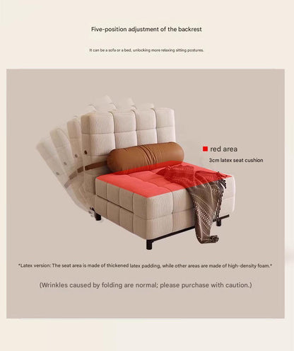 Retro Folding Multifunctional Dual purpose Sofa Bed