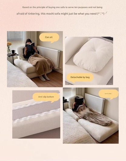 Luxury Modular Tofu Block  Floor Sofa Chair