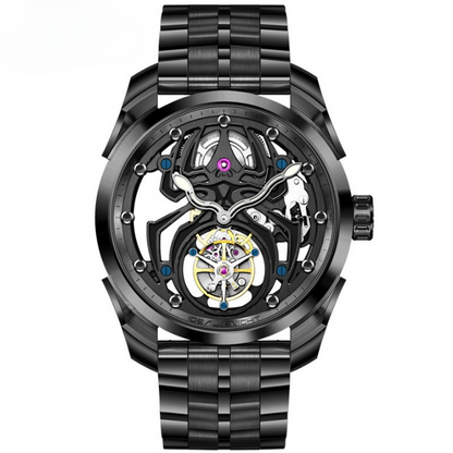 IDEALKNIGHT Spider Luminous Tourbillon Mechanical Mens Watch