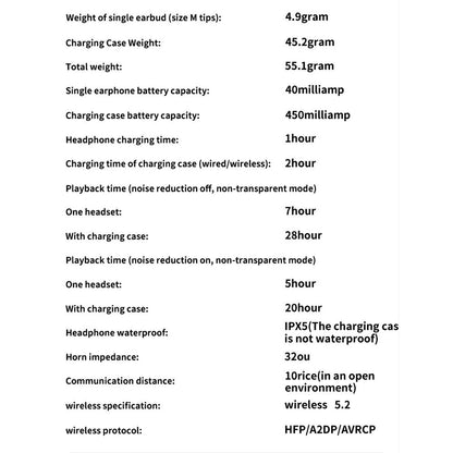 1MORE Aero True Wireless Active Noise Cancelling Earphones